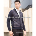 2015 fashion men's heavy cashmere zip cardigan